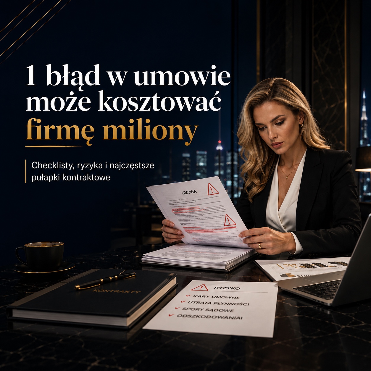 Błędy w umowach handlowych - analiza ryzyka kontraktowego i zabezpieczenie interesów firmy